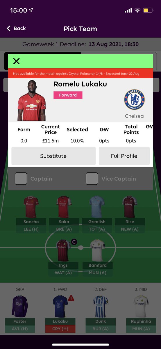 What’s all this about then? 🤣<a href="/OfficialFPL/">Fantasy Premier League</a> <a href="/premierleague/">Premier League</a> <a href="/ManUtd/">Manchester United</a> <a href="/ChelseaFC/">Chelsea FC</a> <a href="/RomeluLukaku9/">romelulukaku</a>