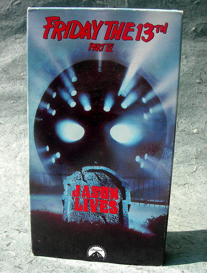 DinosaurDracula's tweet photo. Happy Friday the 13th! Here are my four favorite VHS covers from the series. (Part V's phantom cover should get more love!) https://t.co/CvhfgKxoe2