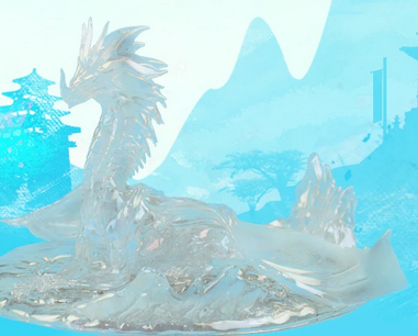 Praxiboi's tweet photo. @GuildWars2 hey. the side views on the promotional photo make it look like a big melted hunk of plastic. Pretty bad background+transparent statue combo. https://t.co/QW7NAXZYez