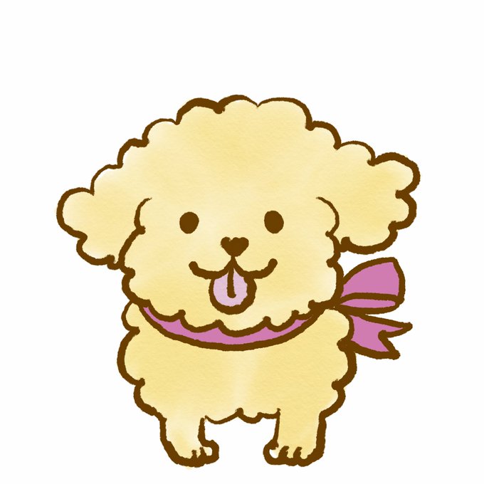 ティーカッププードルのtwitterイラスト検索結果