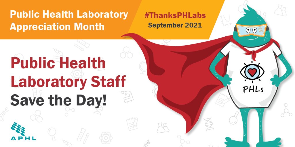 The 2021 Public Health Laboratory Appreciation Month toolkit is here! We've made it easy to celebrate with APHL. Find graphics, sample social media posts, stories, celebration ideas and more all in one place! PLEASE SHARE! buff.ly/3CKfShJ Use #ThanksPHLabs all September!