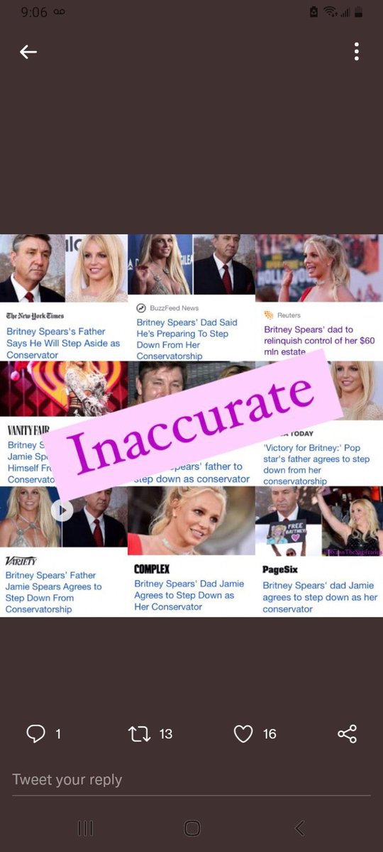 OnGodney's tweet photo. Team con showing us how EASY it is to fool the media & public (ones not following the story closely). Con gives TMZ the misinfo,Tmz reports it and all other news stations site tmz ๐ why? Cause they are lazy and don't want to actually read the court papers. #FreeBritney #EndTMZ https://t.co/i0TcgwKjno