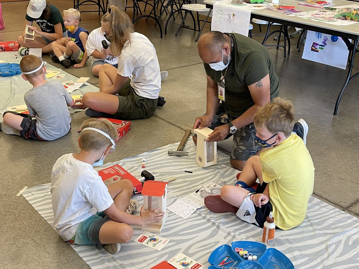 Summer Safari - Last Day of Camp! Birdhouses! #ProudtobeHSD
