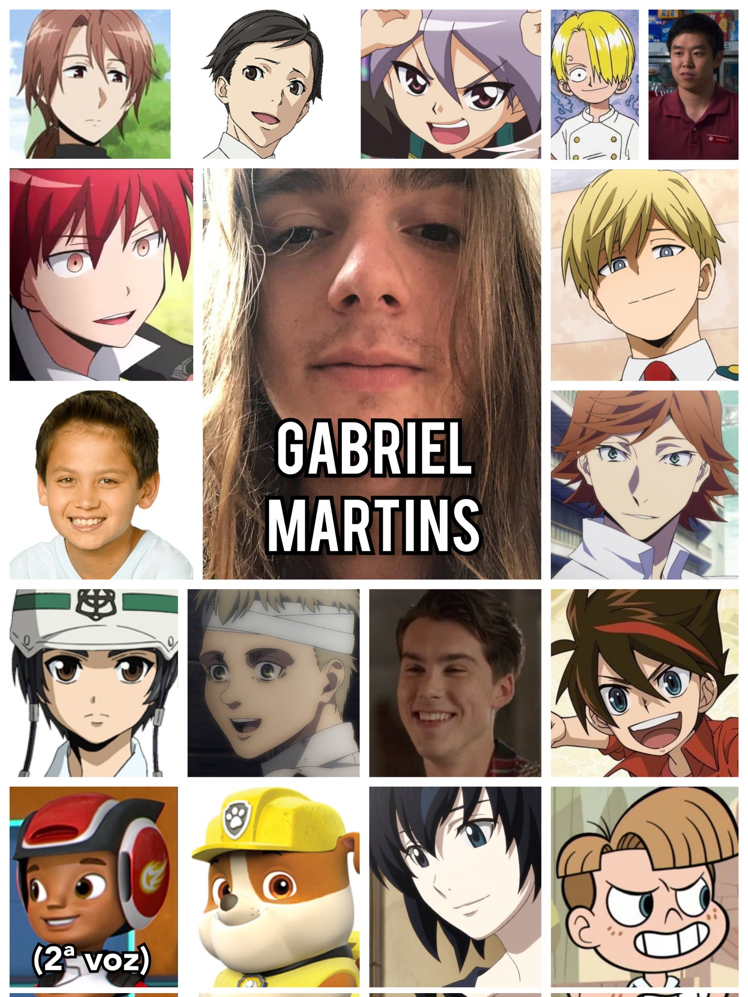 Personagens Com os Mesmos Dubladores! on X: - Soul Eater Evans