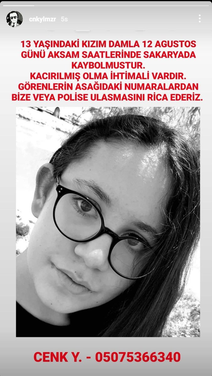KayipveKan_ilan's tweet photo. #Çok #Acil #Kayıp #Kız #Sakarya
İlan detayları görseldedir..! Lütfen acil yayalım..!
#AcilRT
#bozkurtyokoldu #selfelaketi # https://t.co/6kxjxtNSTv