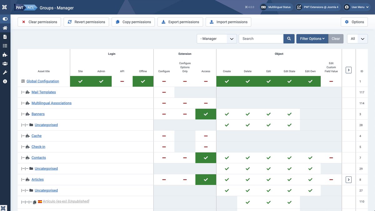 sanderpotjer's tweet image. Final tweaks for PWT ACL - getting ready for Joomla 4 next week! 🎉 The extension also detected a few Joomla 4 ACL related bugs - fixed them with PR&apos;s #joomla #joomla4