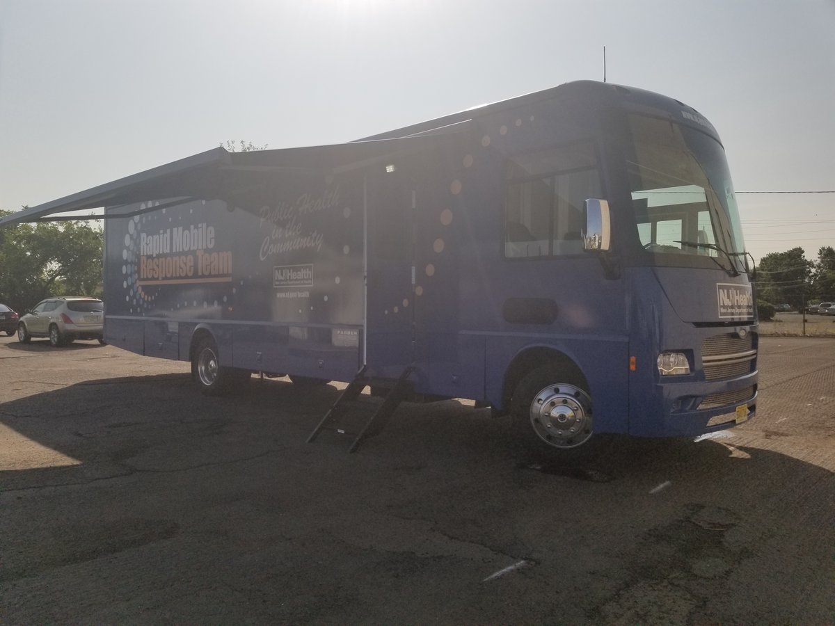 Mercer County is hosting a COVID-19 vaccination clinic at the Trenton Farmers Market today. Capital Health staff is offering all three COVID-19 vaccines in our Mobile Command Center now through 5 p.m. No appointment, health insurance or documentation needed!