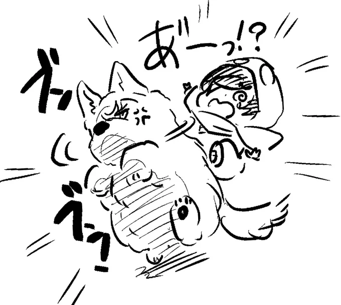 イヌやは人を背に乗せるのは我慢ならない 