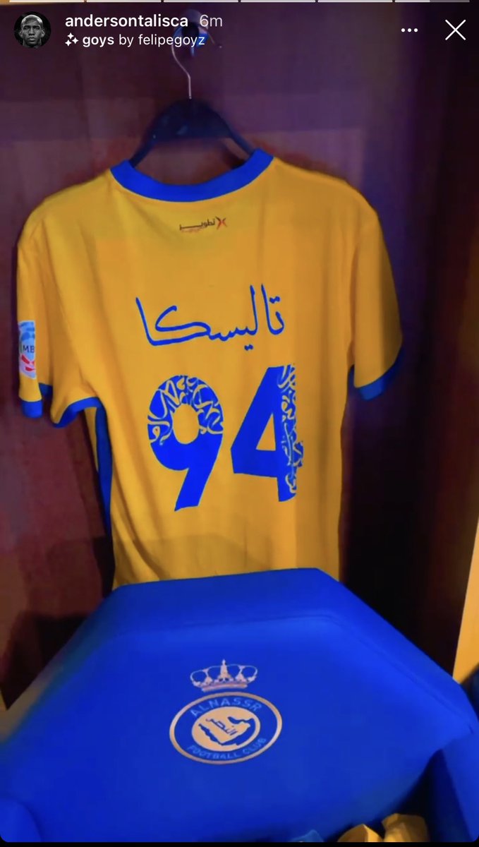 SportNFC's tweet photo. 📱— تاليسكا عبر (iG) : 🤩💛 https://t.co/NHV02qJD35
