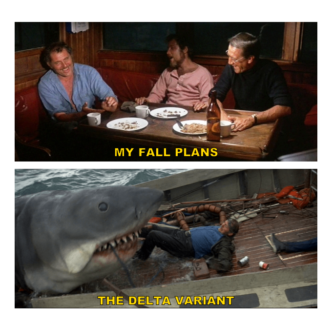 danltaylor's tweet image. #myFallPlans #TheDeltaVariant #JAWS