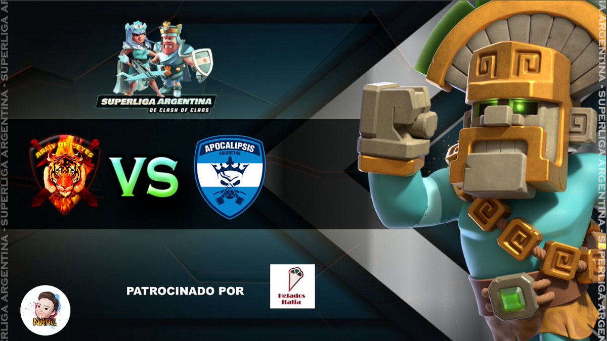 hoy por SUPER LIGA ARGENTINA, tenemos a <a href="/armyofweyes/">𝑨𝒓𝒎𝒚 𝒐𝒇 𝑾𝒆𝒚𝒆𝒔</a> VS APOCALIPSIS, no te pierdas excelente guerra ultimo stream de fase de grupo, 23:15⏰