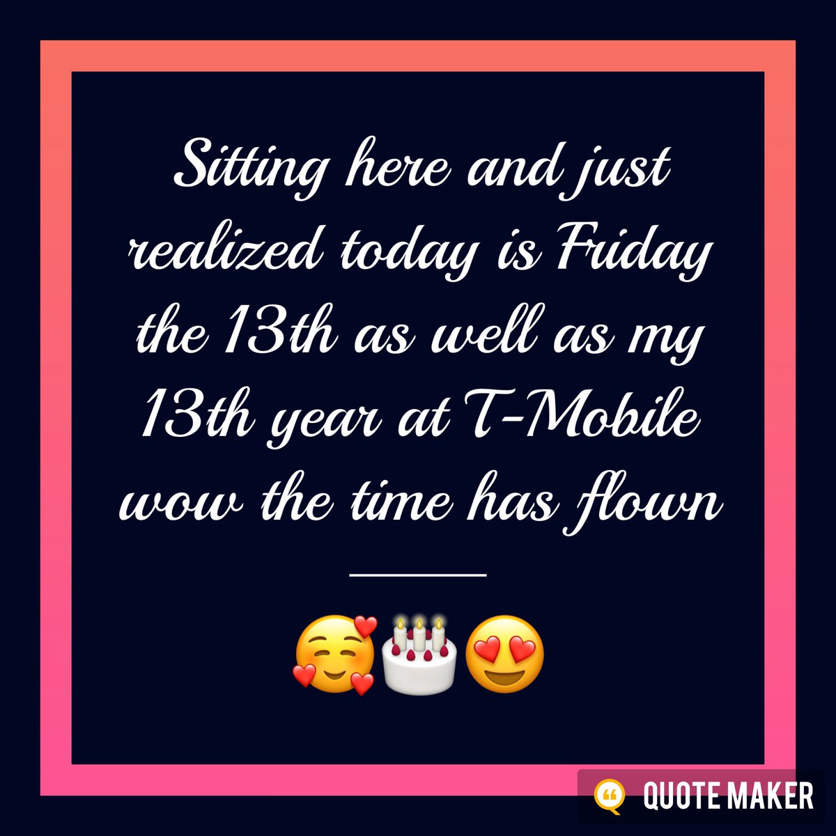 MagentaSha08's tweet photo. 13th Magentaversary lol https://t.co/q7GoeL8x7k