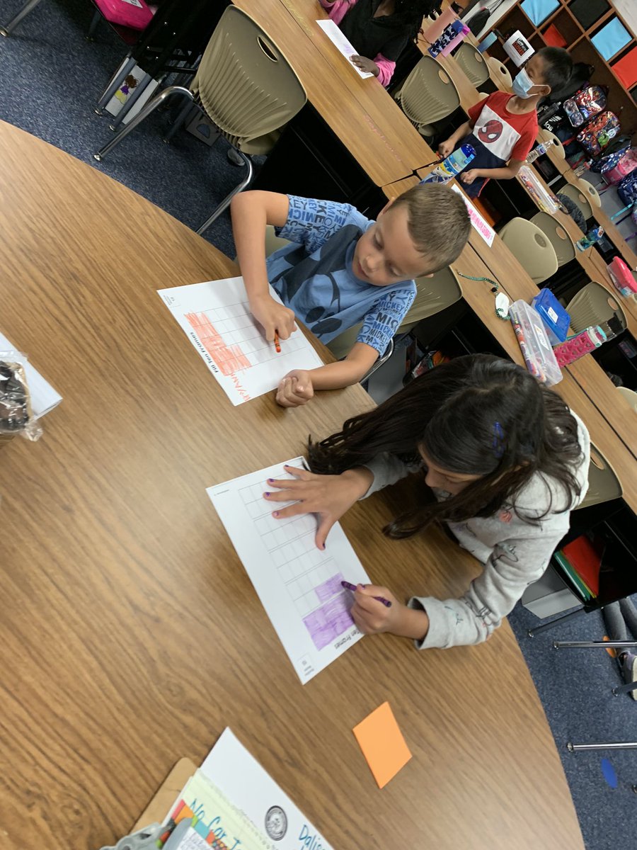 jammers_j's tweet photo. Partner work is the BEST work!  The Jammers are working on cheering on their partners as they work on subitizing. https://t.co/cgStPvoB3y
