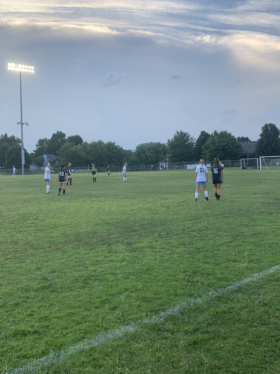 MercyJagsSoccer's tweet photo. Varsity’s first game against North Oldham ended in a 3-3 draw. Shoutout to freshman Sophia Mercke with our first goal of the season, senior Jansen Story for two goals, and sophomore Aubrey Crish for a great assist. Great work ladies! #mercyacademy #mpbtbm https://t.co/3KLc6NvbzP