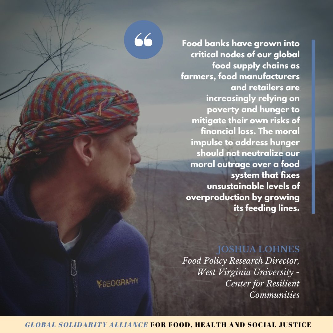 Rights not Charity (@righttofoodgsa) on Twitter photo Our member <a href="/josuelohnes/">Joshua Lohnes</a> , Food Policy Research Director at the West Virginia University Center for Resilient Communities on how food banks perpetuate both food surplus and scarcity. Learn more about our work at buff.ly/3zzfoZs Our member <a href="/josuelohnes/">Joshua Lohnes</a> , Food Policy Research Director at the West Virginia University Center for Resilient Communities on how food banks perpetuate both food surplus and scarcity. Learn more about our work at buff.ly/3zzfoZs