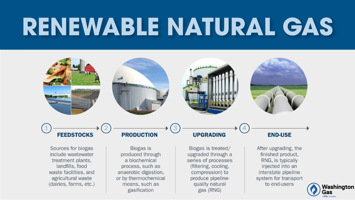 Washington Gas on Twitter: "Renewable natural gas is a biofuel made from everyday organic waste
