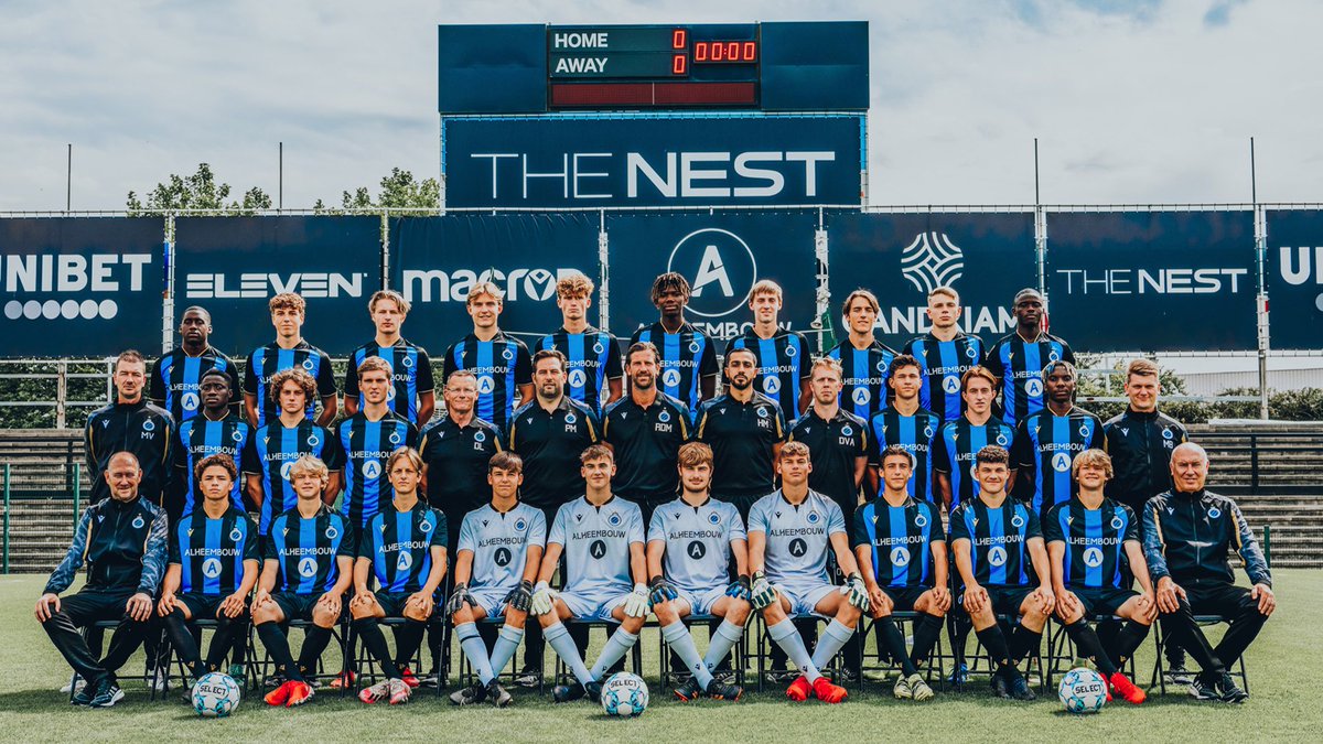 ClubNxt's tweet photo. We're glad to present you our U21 squad for the upcoming season! 🔵⚫️ #ClubNXT https://t.co/0eC7chERTM