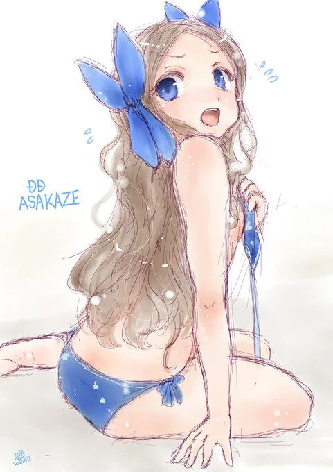 朝風「うわわっ!何時からそこにいたのよっ!!」
つーわけでバカンス中のトップレス朝風さんです。
#艦これ版深夜の真剣お絵描き60分一本勝負
#艦これ版真剣お絵描き60分一本勝負_20210813 
ミスがあったので上げなおし('・ω・`) 