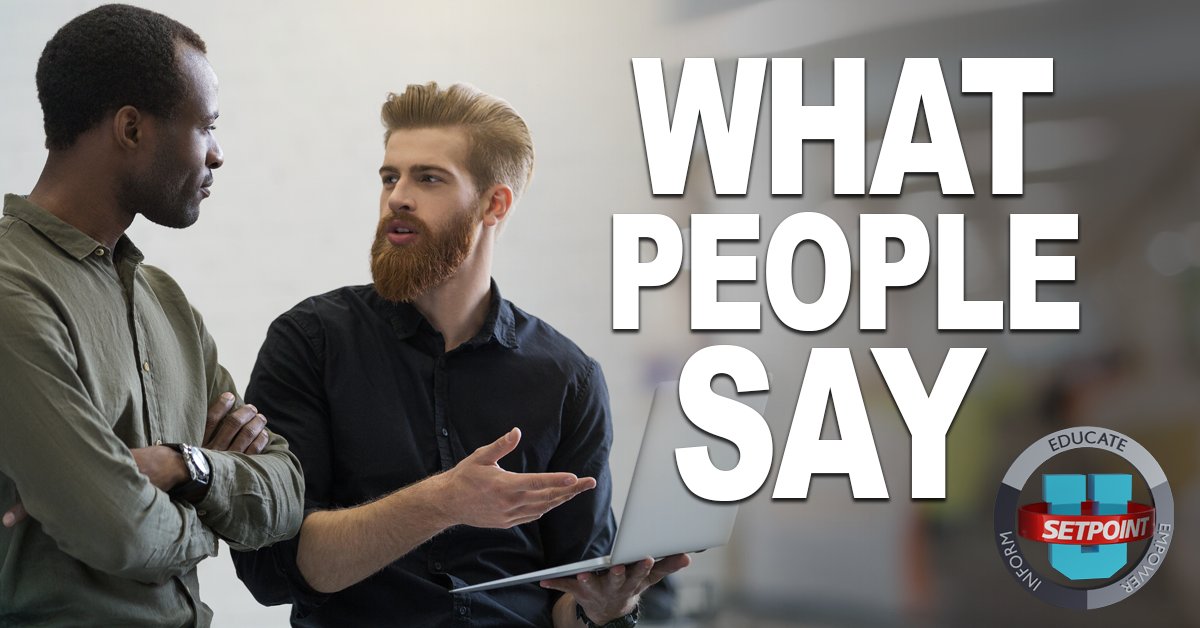 SetpointSystems's tweet photo. WHAT PEOPLE SAY about our training classes. “Productivity will increase 100%. Nothing like hands-on training, and Walt has a good understanding of our confusion.” — Engineer. INFORM. EDUCATE. EMPOWER
#BAStraining #SetpointU #SetpointUtraining #HVACtraining https://t.co/yC5DjquHBM