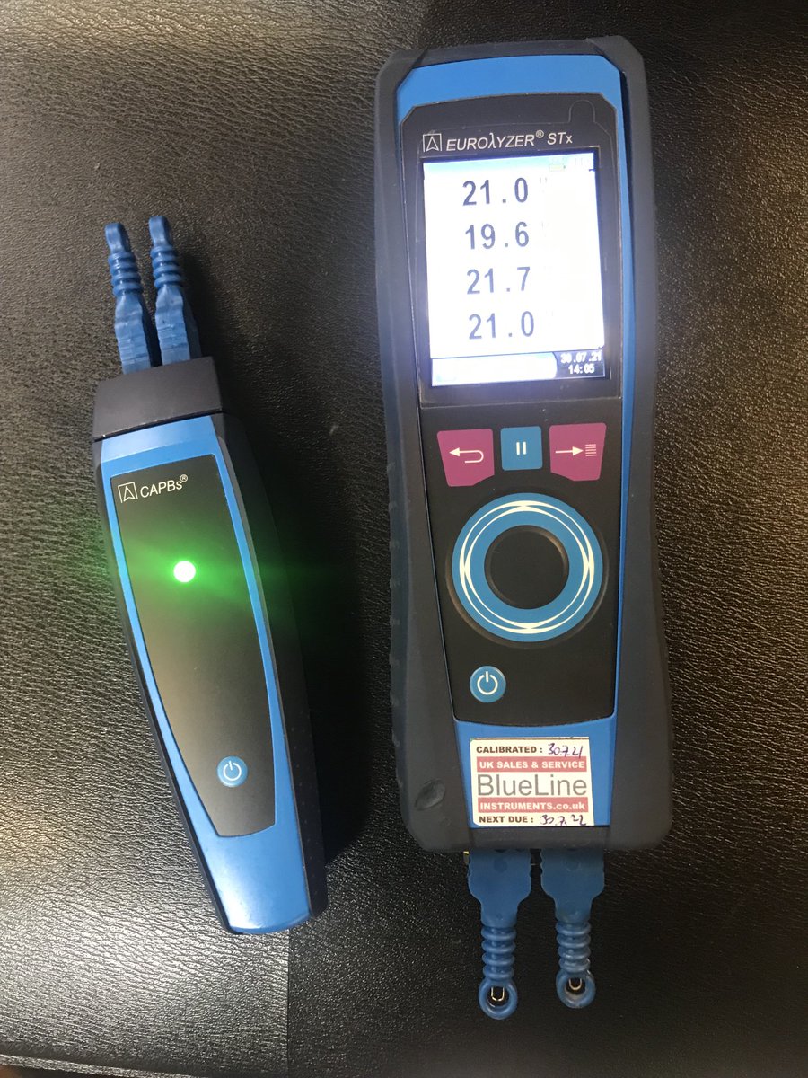 J8FGA's tweet photo. Want to measure 4 different temperature points on a system at one time - use the CAPBs Bluetooth Handpiece with 2 x K Type probe fittings in conjunction with any Blueline FGA https://t.co/AW44jPo4KX