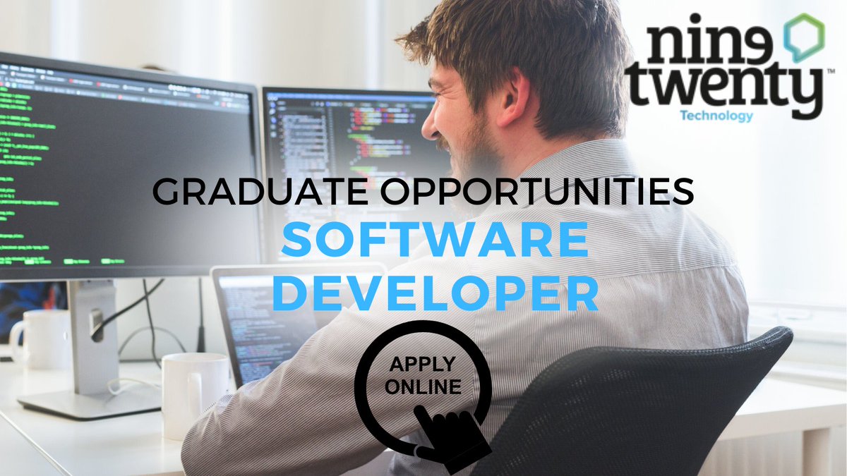 Nin9Twenty's tweet image. Graduate Software Developer opportunities available.
Nine Twenty are seeking ambitious graduates to join a leading technology business located in Dalgety Bay.
Find out more via the link below.
ffi.sh/vZpwj
#ninetwenty #nin9twenty #graduatesoftwaredeveloper