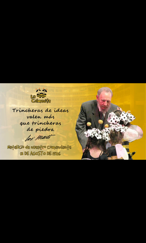 Recordamos hoy con especial cariño a nuestro querido #Fidel
#FidelViveCubaSigue
❤