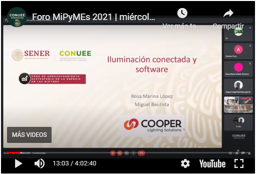 PymesConuee's tweet image. Es #ViernesDeVideos  🎬
Te compartimos la plática del Ing. Miguel Bautista 
#CooperLightingSolutions @canamemx 
sobre Iluminación conectada y software

*⃣ Control de la iluminación y Ahorro de energía
📲Conectividad y software
✅Casos de estudio 

Aquí 👉bit.ly/3sfFSgf