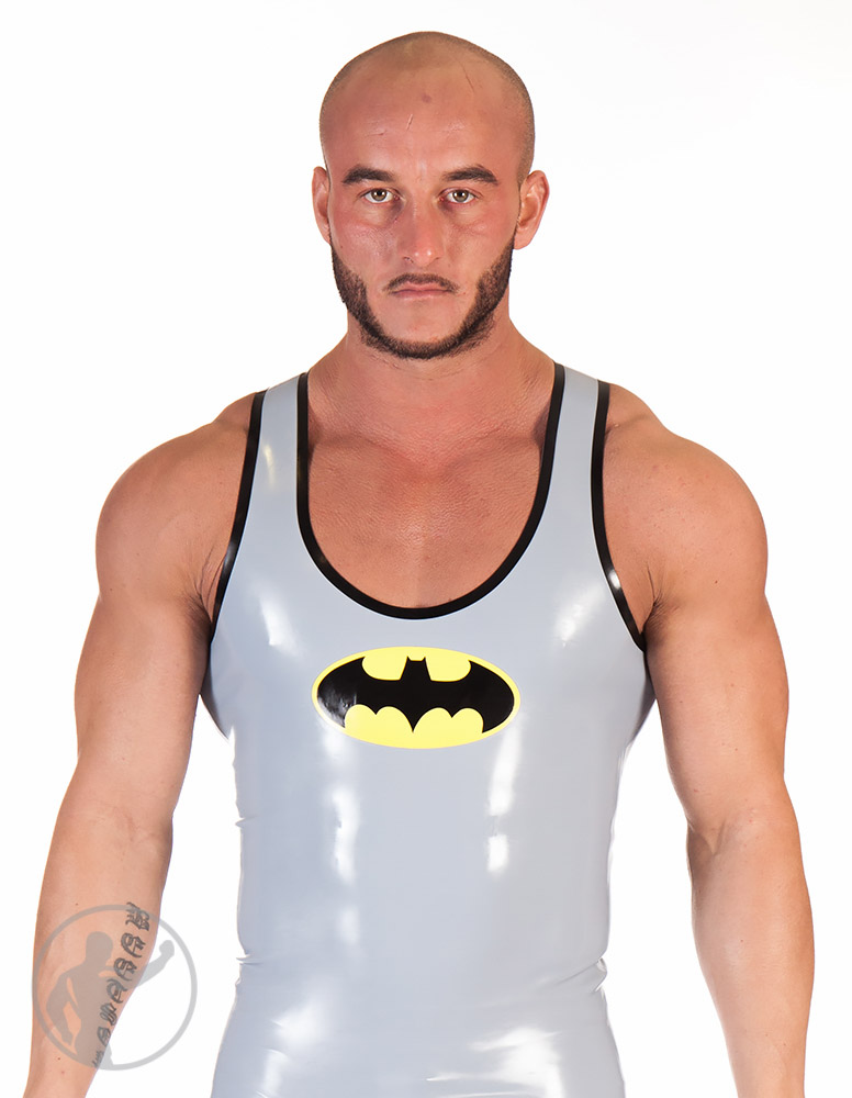 invinciblerubbr's tweet photo. Just a small selection in our Logo Tops Section - To see  the entire range click here https://t.co/jp4e8R4bht #irubr #invinciblerubber #superhero #rubbertops #hotmeinlatex https://t.co/AQQ7B3ut00