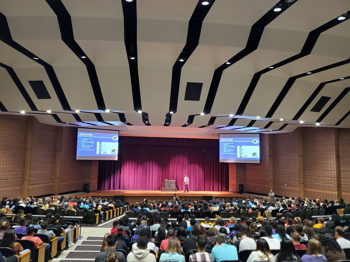 Freshmen class meeting!  Expectations, together we rise!