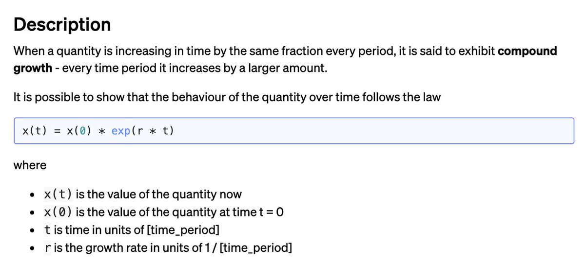 SqlSnippets's tweet image. This #SQLServer snippet isn't just a snippet...it's also a great refresher on the theory behind compound growth rates 🧠 📈
Learn how to model them in SQL:
sql-snippets.count.co/t/compound-gro…
#SQL