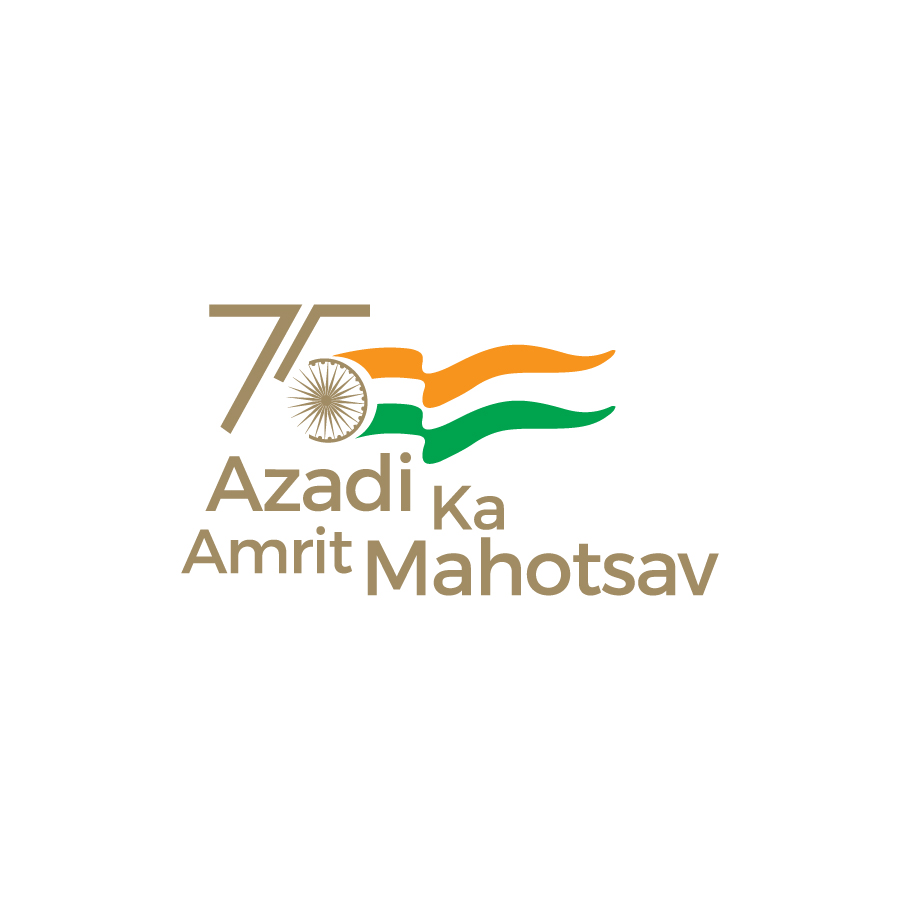 PIB_India's tweet image. Official logo of Azadi Ka #AmritMahotsav unveiled

#IndiaAt75