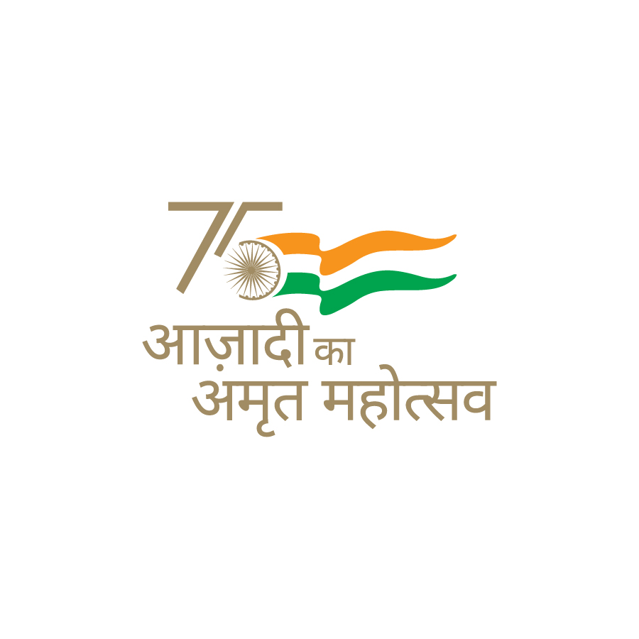 PIB_India's tweet image. Official logo of Azadi Ka #AmritMahotsav unveiled

#IndiaAt75