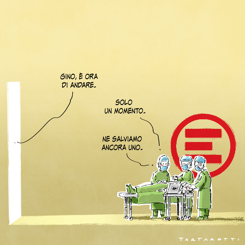 È morto Gino Strada.
#Emergency <a href="/emergency_ong/">EMERGENCY</a> #GinoStrada #Lutto