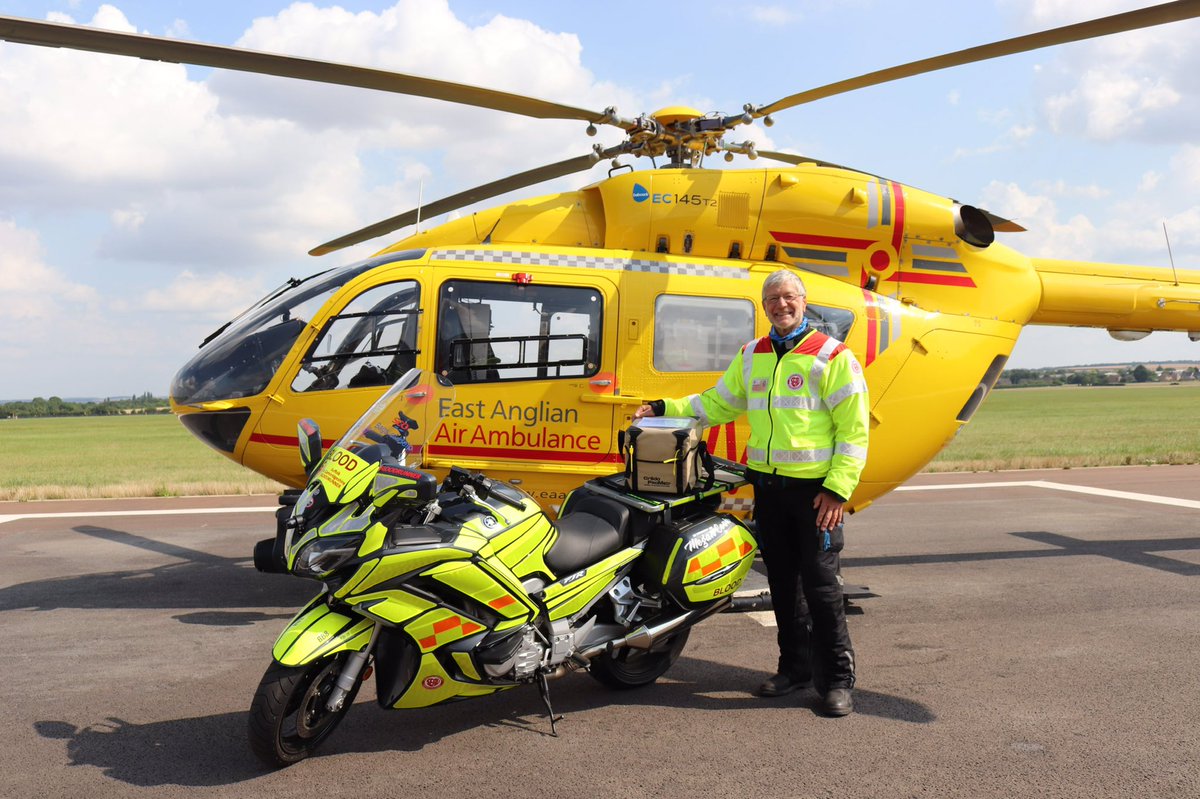 We don’t just deliver to our local NHS hospitals in Suffolk and Cambridgeshire. We also support other charitable organisations including @EastAngliAirAmb @StElizabethHosp @heartsmilkbank @EACH_Suffolk #itswhatwedo #bloodbikeday.