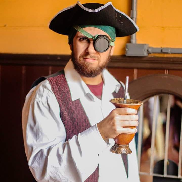 nandotrugillo's tweet photo. Se não tem rum, vai o Mate, tchê! =D
#TBT Steamcon Paranapiacaba 2015.
#pirata #pirate #mate #chimarrão #steampunk #steamcon #AvGeek #Geek #paranapiacaba https://t.co/M2jGxv5hC0