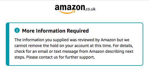 literally no way to contact <a href="/AmazonUK/">Amazon.co.uk</a> unless you log into your account, which is impossible according to the email they sent me but won't reply to. I'm just trying to delete my account, what a nightmare