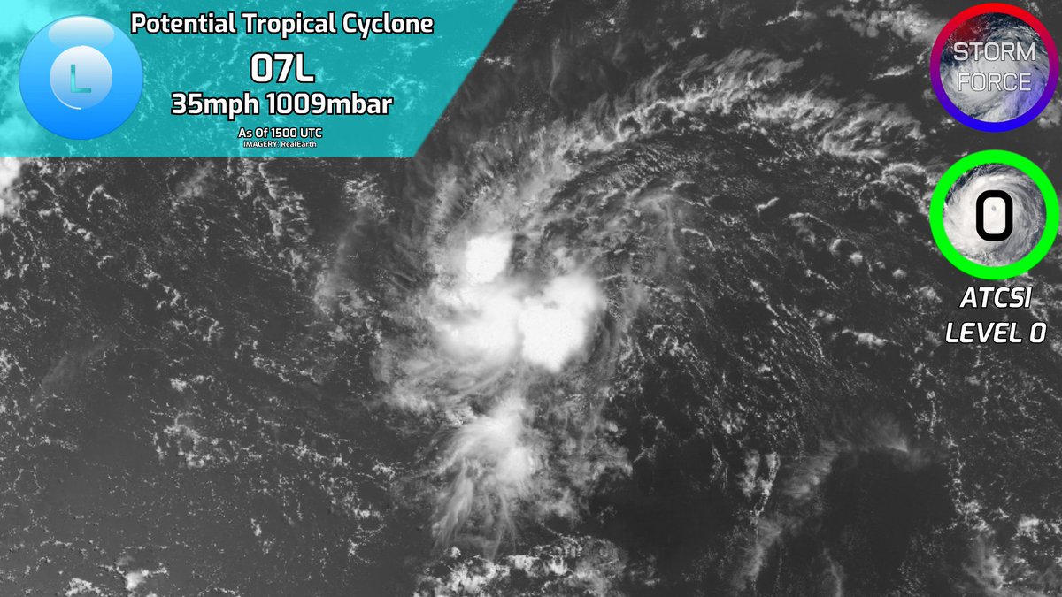 ForceTracking's tweet image. #BREAKING the National Hurricane Center has began issuing advisories on Potential Tropical #cyclone  #Seven. This system could impact Puerto Rico and Hispaniola early next week.