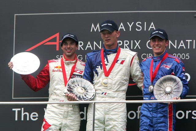 #A1GP Podium Places Top 10

1 <a href="/neeljani/">neel jani</a> 30 🇨🇭
2 <a href="/Robbie_Kerr/">Robbie Kerr</a> 18 🇬🇧
3 <a href="/jonnyreidracing/">Jonny Reid</a> 15 🇳🇿
4 <a href="/HulkHulkenberg/">Nico Hülkenberg</a> 14 🇩🇪
5 <a href="/loicduval/">Loic Duval</a> 14 🇫🇷
6 <a href="/AdamCarroll47/">Adam Carroll</a> 12 🇮🇪
7 <a href="/Nico_Lapierre/">Nicolas Lapierre</a> 11 🇫🇷
8 <a href="/1SDuran/">Salvador Duran</a> 10 🇲🇽
9 <a href="/AlbuquerqueFil/">Filipe Albuquerque</a> 9 🇵🇹
10 Alex Premat 8 🇫🇷

📸 <a href="/sepangcircuit/">PETRONAS Sepang International Circuit</a> 2005