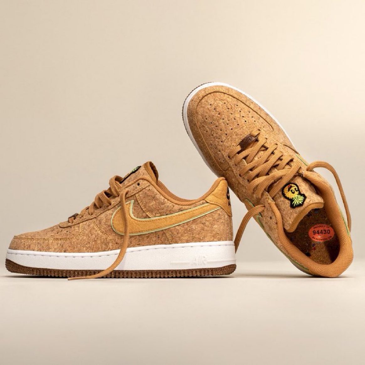 SNKR_TWITR on X: "Nike Air Force 1 '07 Premium Cork 'Happy Pineapple' still  available https://t.co/BPrSypOX17 #AD https://t.co/yWRNpbHnw3" / X