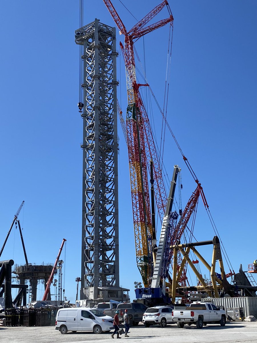 Nice day to be building rockets. Let’s go <a href="/SpaceX/">SpaceX</a> #SN20 #starship