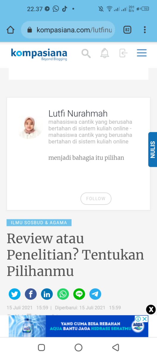 beautifullsleep's tweet photo. Halo semuanya!
Saya lutfi nurahmah dari prodi Program Studi Manajemen Agribisnis Sekolah Vokasi IPB.

Saya merupakan salah satu pemeran dalam pemecahan rekor "The Most Author" oleh #SVIPB dalam Acara #MPKMBSVIPB

Saya bangga, 
#SVIPBPecahkanRekor
#MPKMBSVIPB
#SVIPB https://t.co/olkFtGDR40