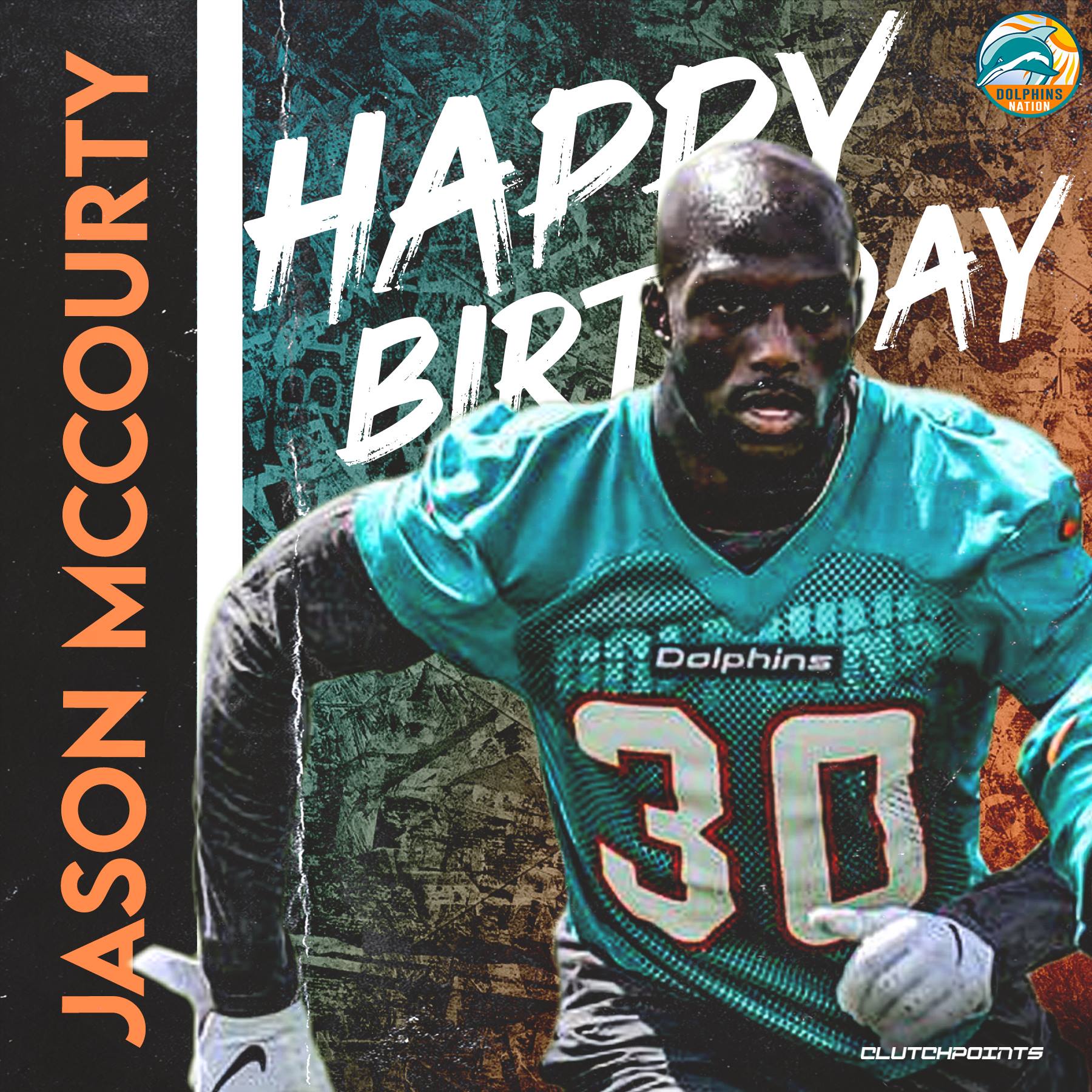 Join Dolphins Nation in wishing Jason McCourty a happy 34th birthday!  