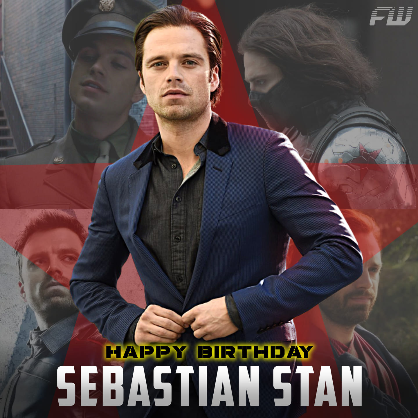 Happy Birthday to Sebastian Stan, who portrays Bucky Barnes (The Winter Soldier) in the MCU. 