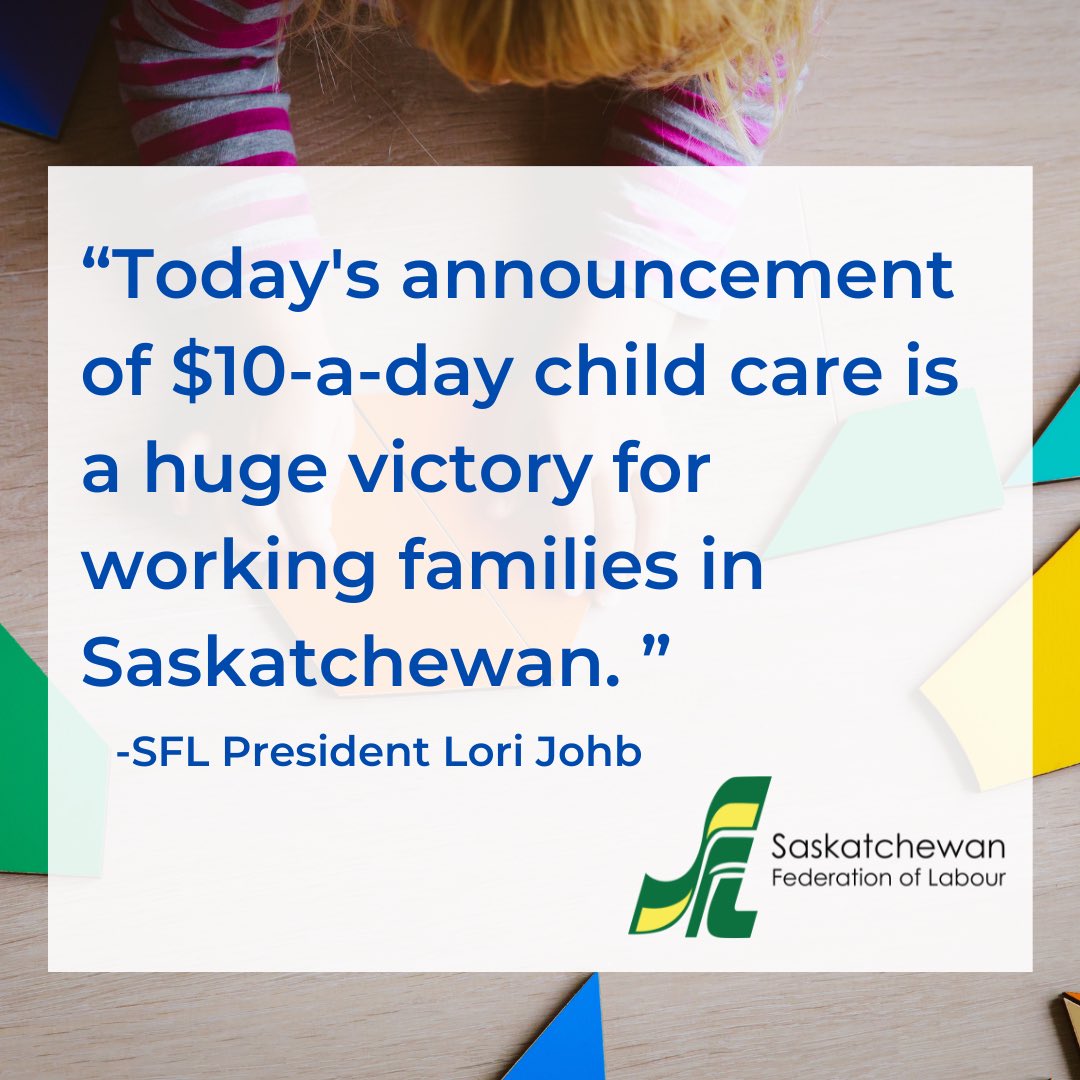 Sask Fed of Labour tweet media
