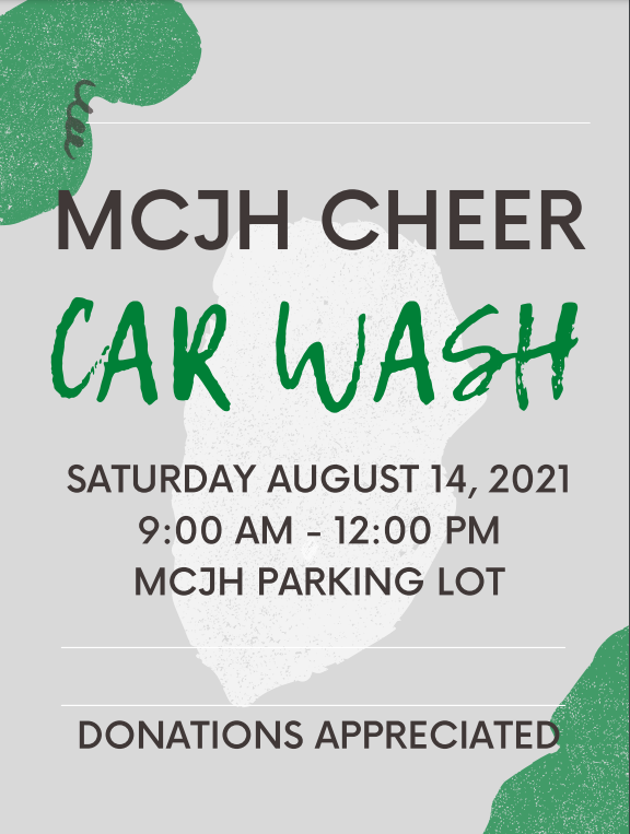 Gator community, our cheerleaders will wash your car for a donation on Saturday.  Please show your gator pride.  #mcjhstrongertogether #gatorpride #maydeusproud #maydemyday #maydeforthis