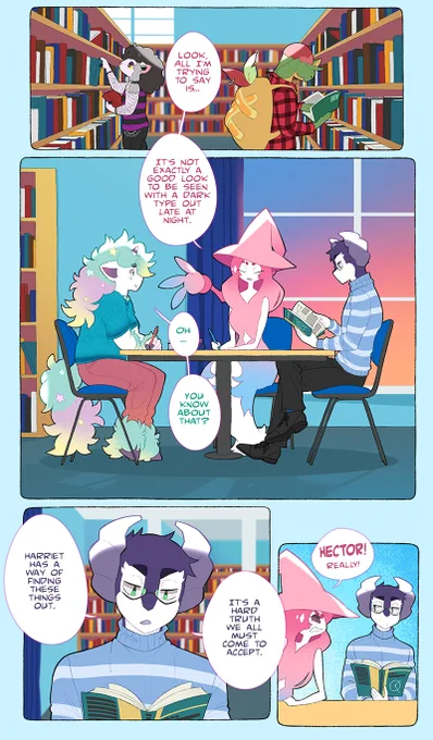 Fudo &amp; Casper 11: Work and Play (2/3).
All of Galar knows about your late night Ncdonalds date. 