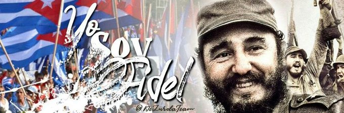 #YoSoyFidel, Cuba es Fidel, Fidel es Revolución, Fidel es lucha, Fidel es tendencia!! #FidelViveCubaSigue es tendencia en Twitter...!! 🇨🇺