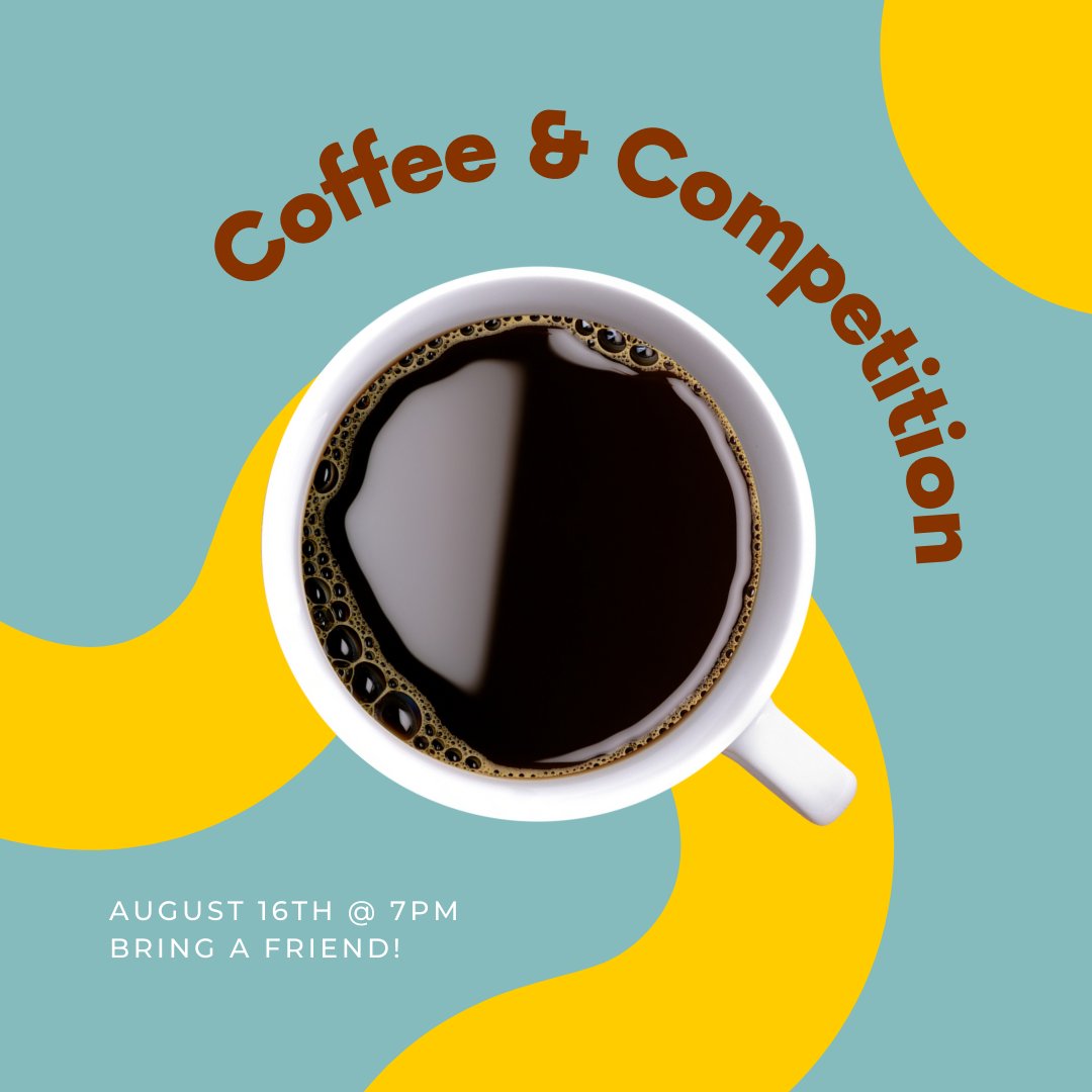 McNeeseBCM's tweet photo. First day of school calls for a night of friendly game competition 🤪 We'll play some jungle pong, table crocket, and more! Plus, there will be plenty of coffee. https://t.co/lBMEVSUC4A