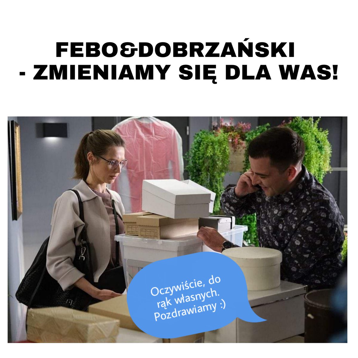 FDobrzanski's tweet photo. Już nie tylko listy ale również paczki dostarczy do Ciebie firma usługowa @FDobrzanski! Zachęcamy do skorzystania z naszych usług. 📦
📞 600-700-600 dzwońcie! 
#brzydula #serialbrzydula #febodobrzanski https://t.co/zOYkGgNDbO