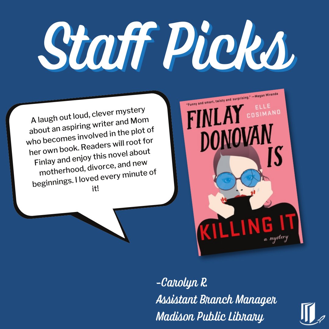 HMCPL's tweet photo. During the month of August, we are featuring book selections from our staff. Your TBR pile is about to get bigger! #librarystaffpicks https://t.co/QDCsJQDI67